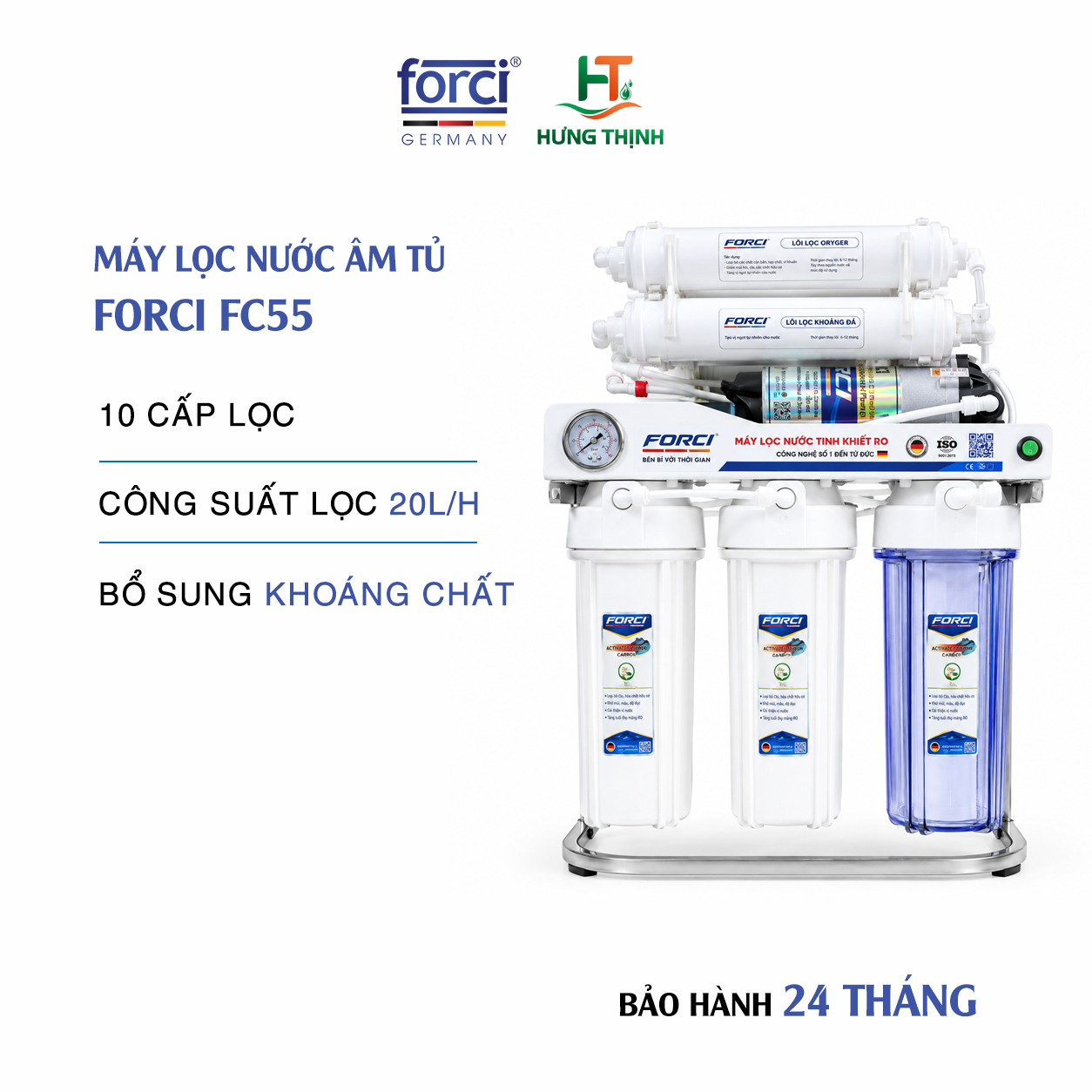 Máy lọc nước để gầm RO Forci FC55